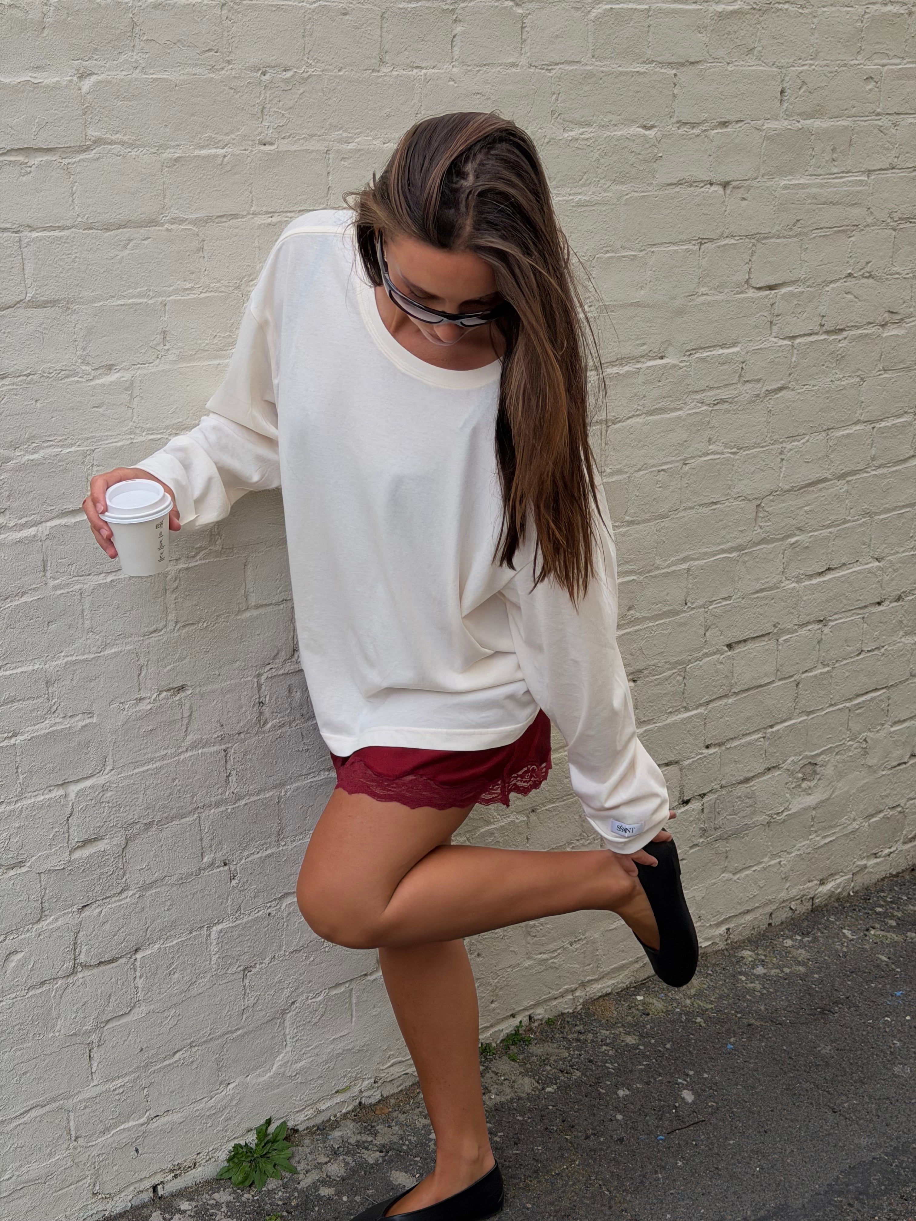 NALU MINI SKIRT - MERLOT