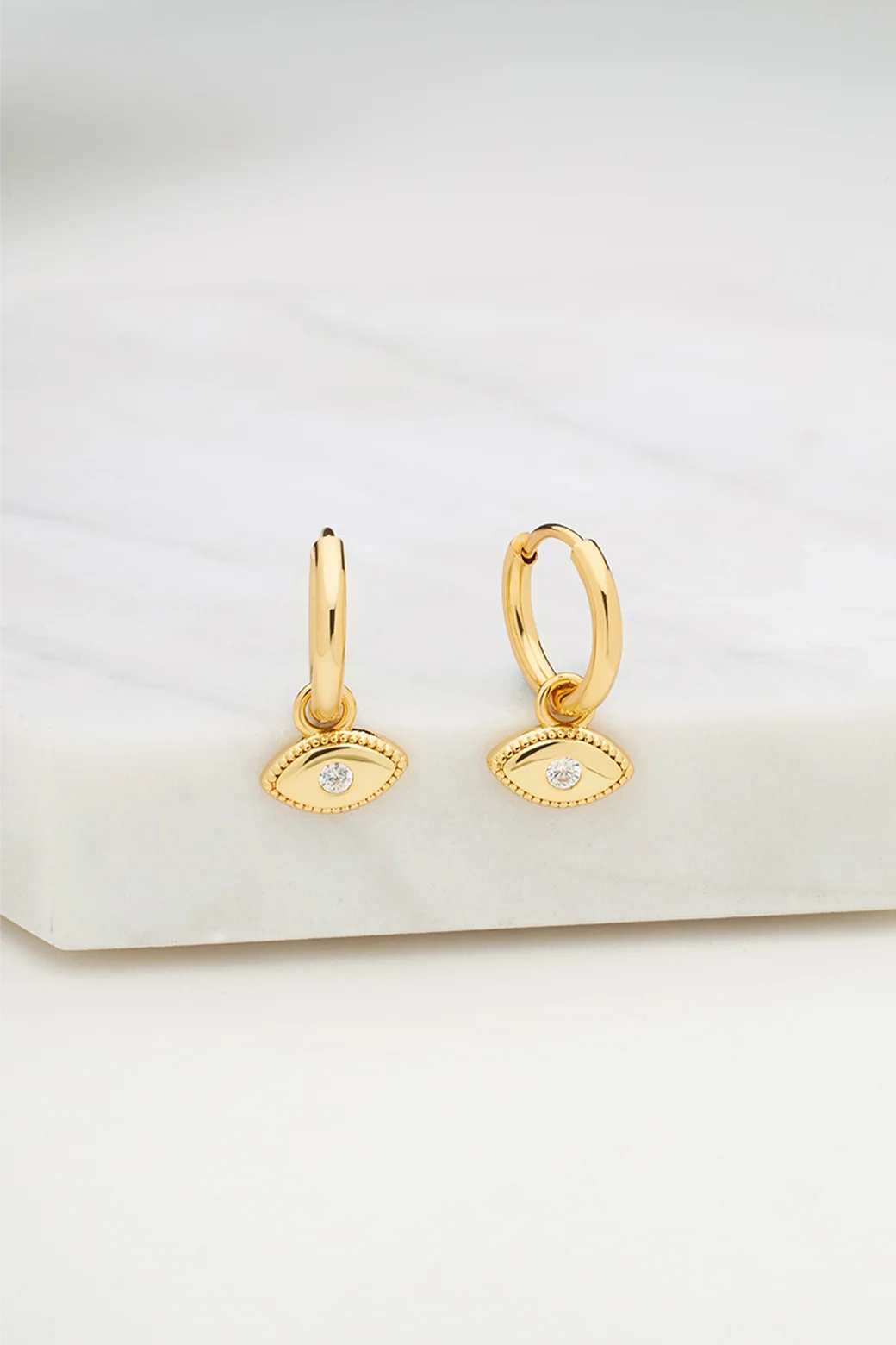 EVIL EYE EARRING - GOLD