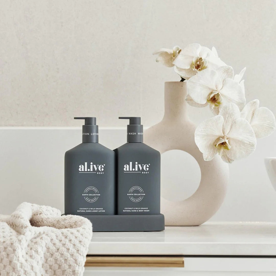 BATHROOM WASH & LOTION DUO - COCONUT & WILD ORANGE