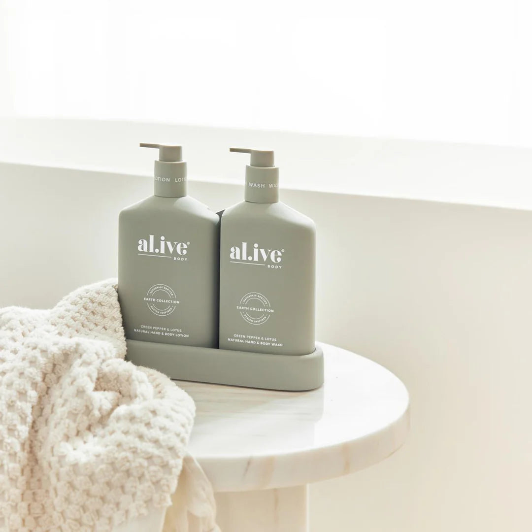 BATHROOM WASH & LOTION - GREEN PEPPER & LOTUS