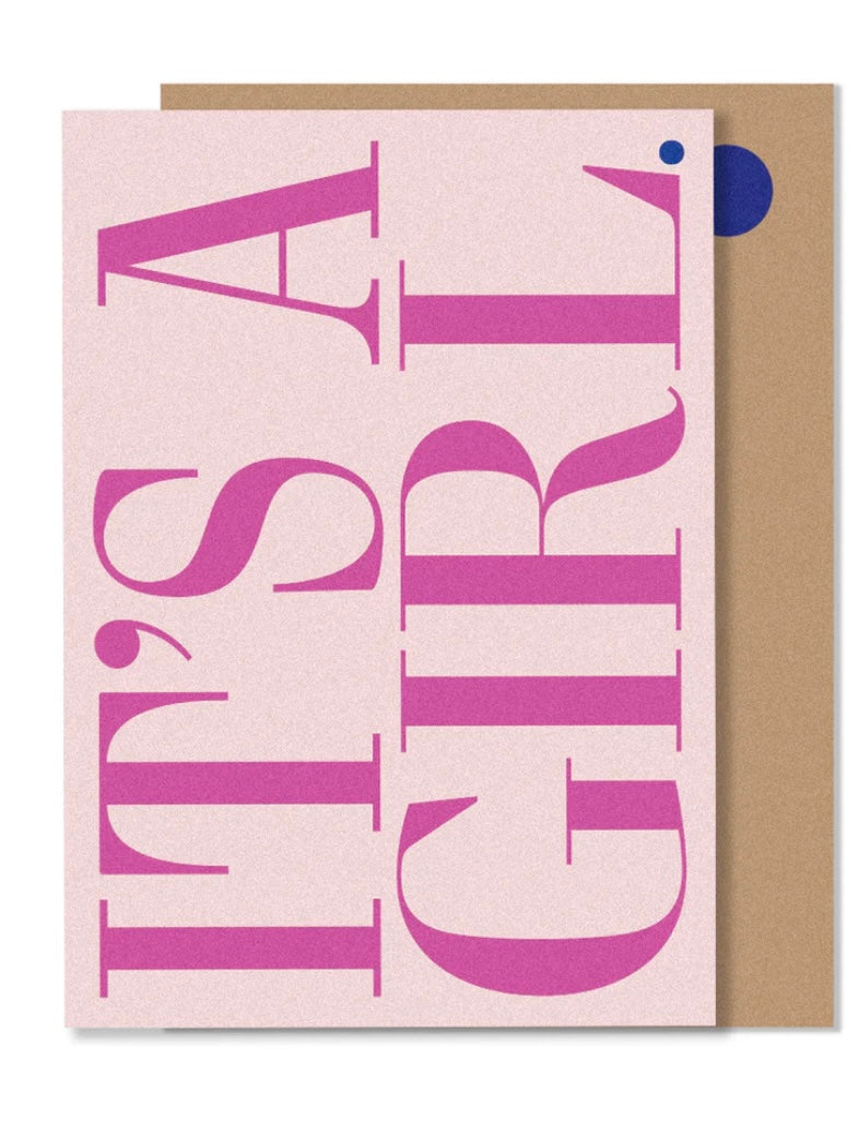 IT’S A GIRL - Pink Card