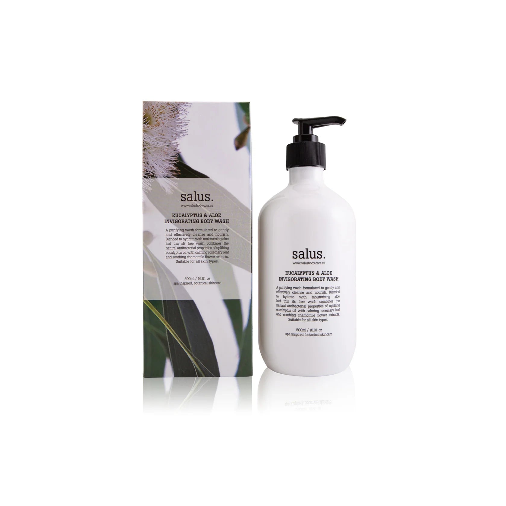 EUCALYPTUS & ALOE INVIGORATING BODY WASH