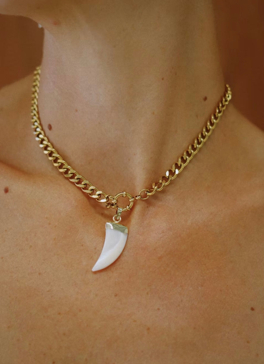 PIPELINE NECKLACE- Gold