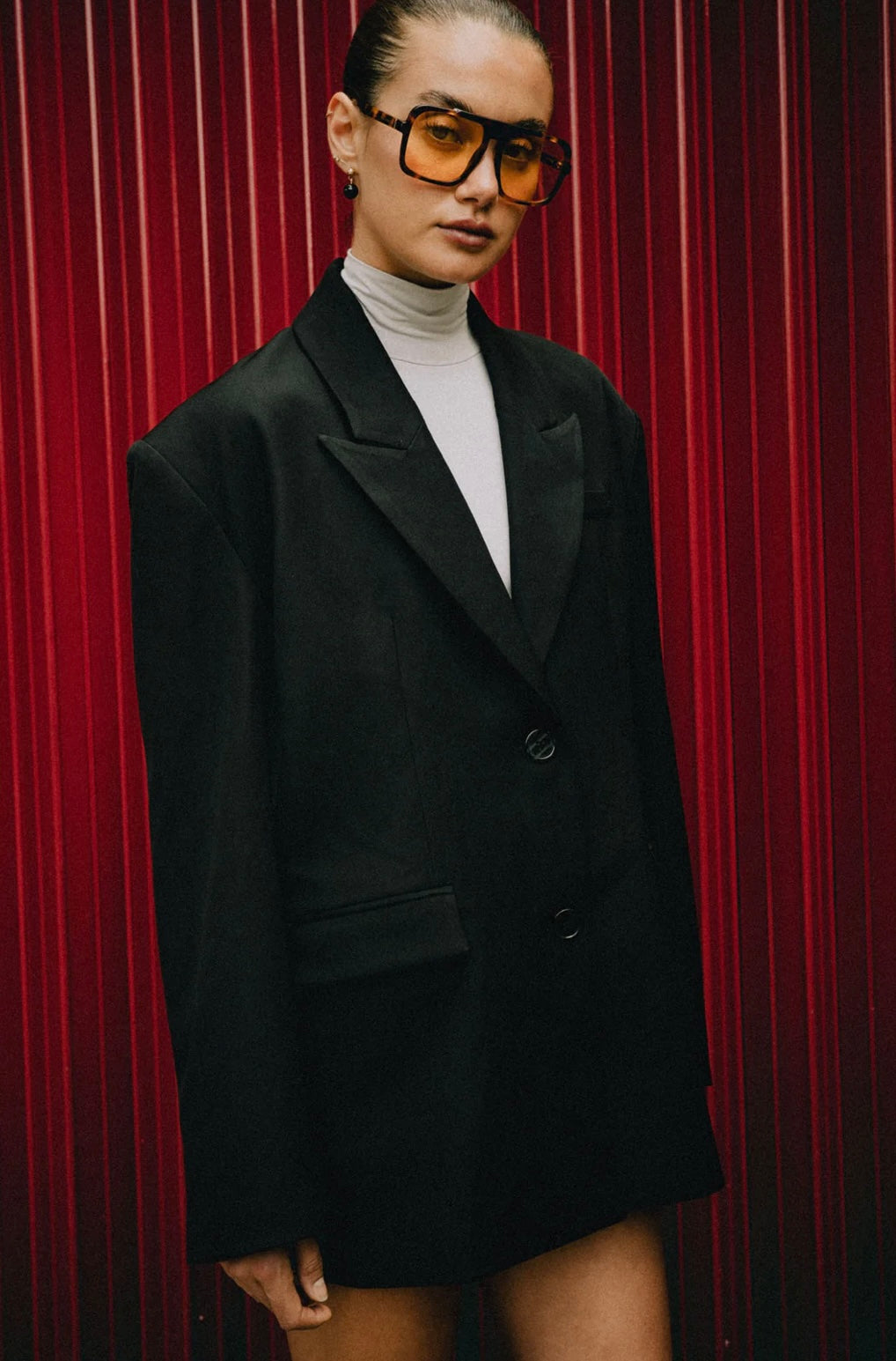 NOAH OVERSIZED BLAZER - Black