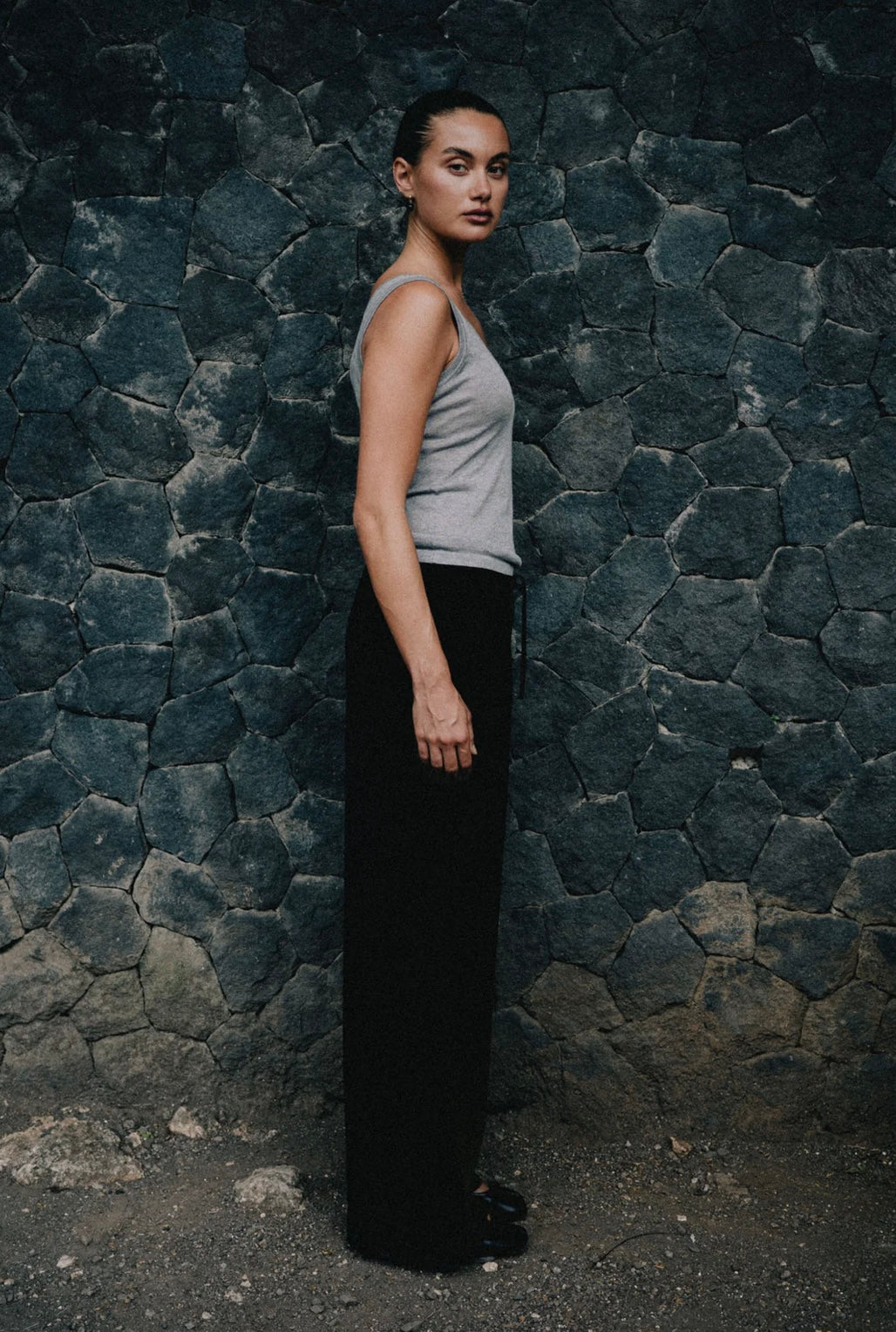 ELSIE RELAXED TROUSER - Black