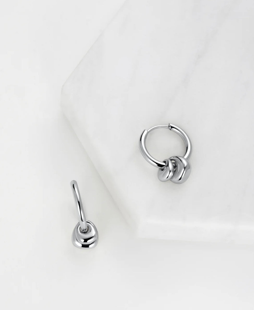 SADIE LARGE EARRING - Silver