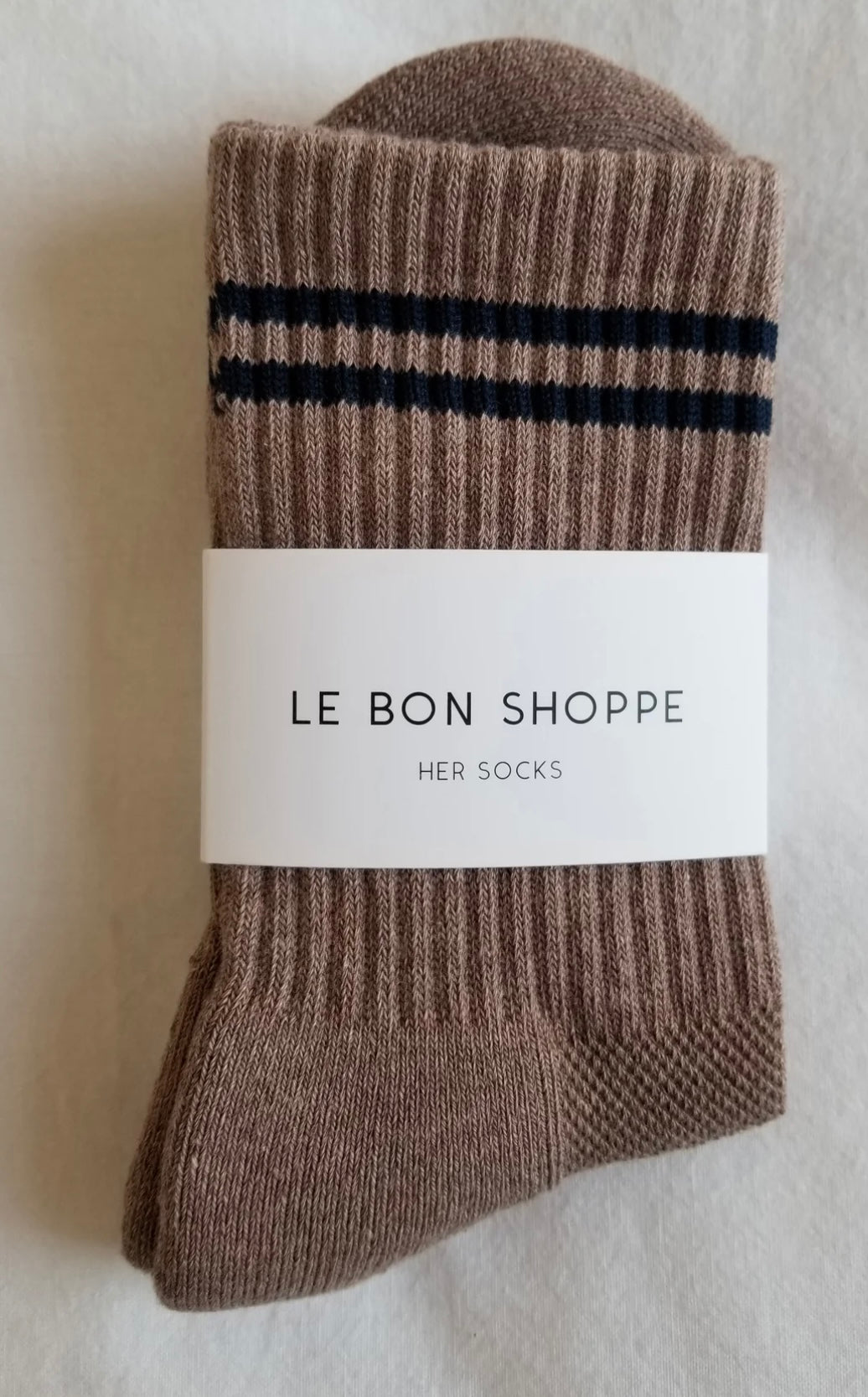 BOYFRIEND SOCKS - COCOA
