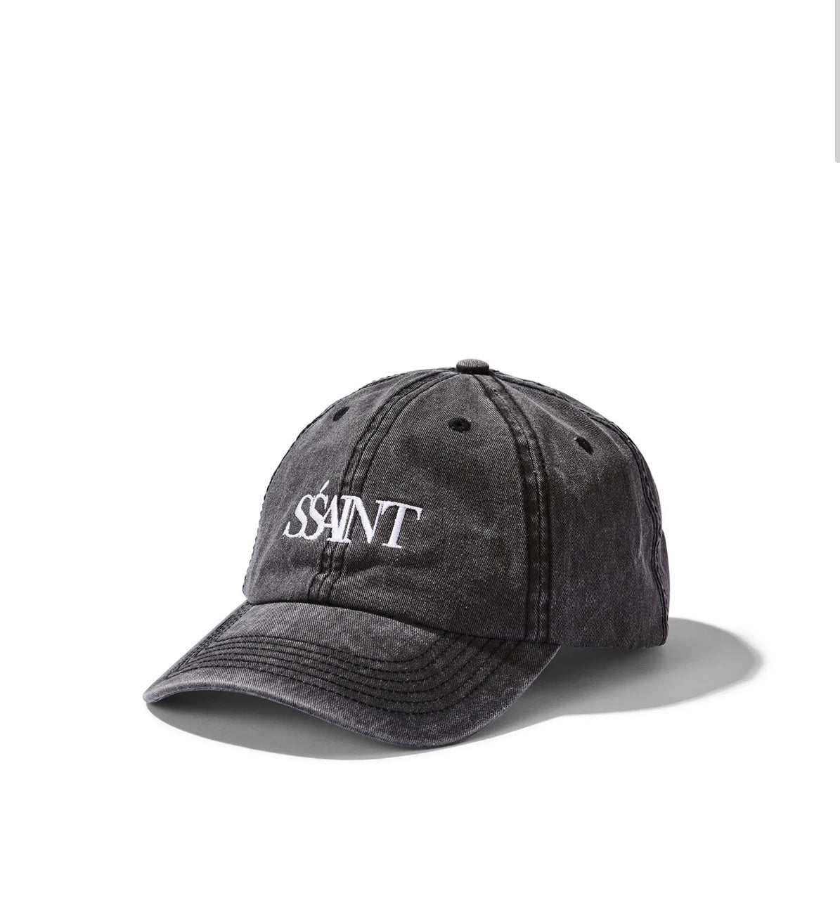 SSAINT CAP - BLACK ACID WASH