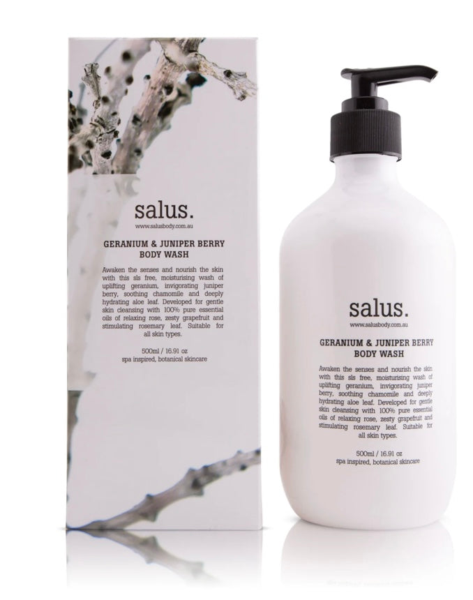GERANIUM & JUNIPER BERRY BODY WASH