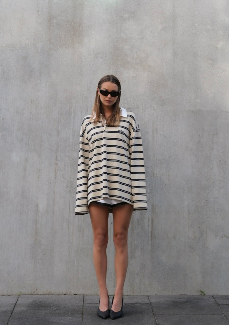 RYDER RUGBY POLO - Cream