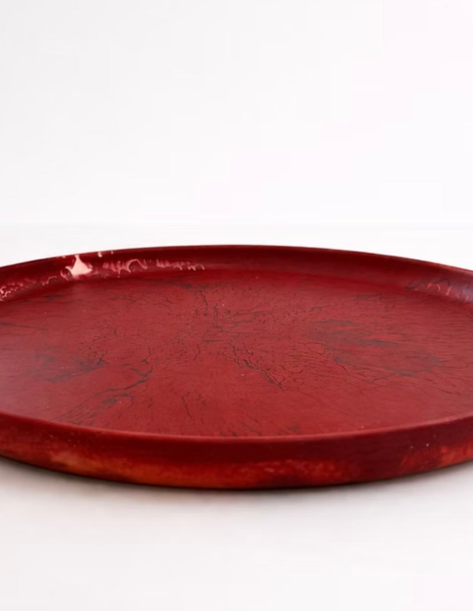 HORIZON PLATTER - CRIMSON