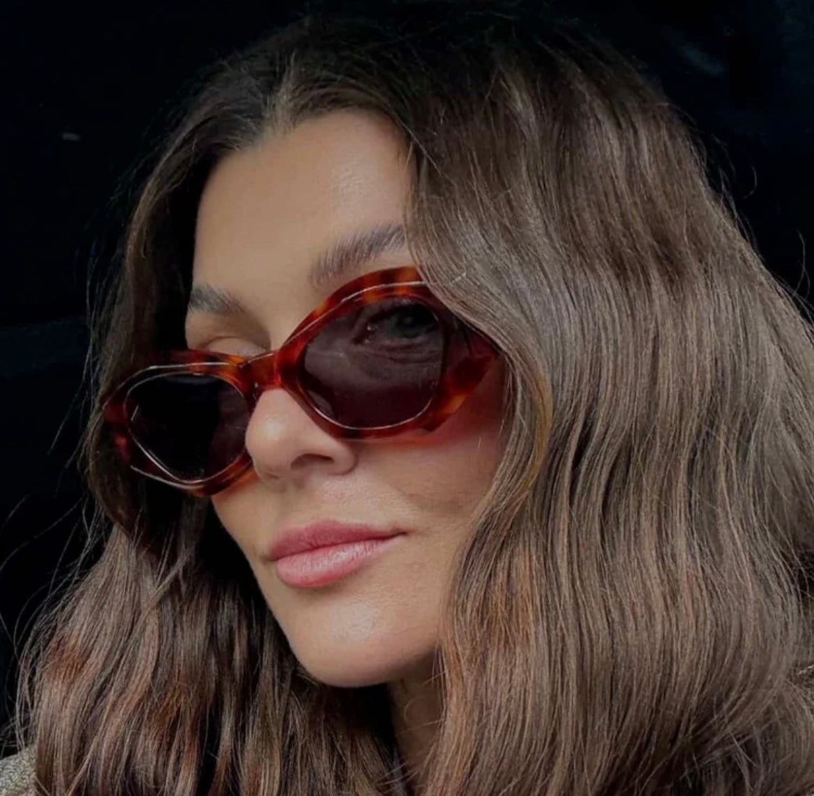 RUFUS ft. Burnt Havana + Gold Trim + Black Lens