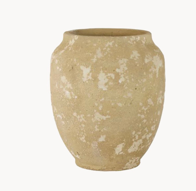 THAR CERAMIC VASE - 23x26 Ochre