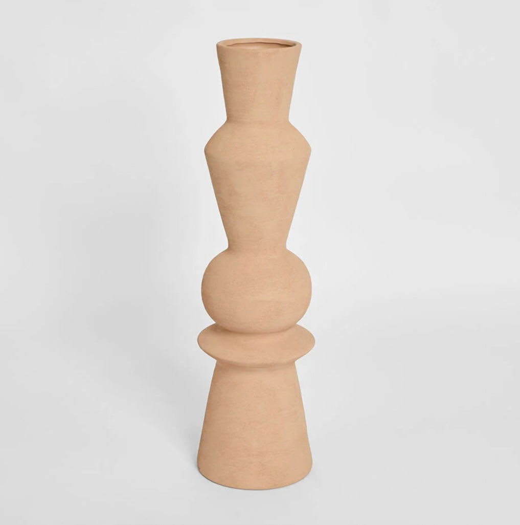 GOYA TALL VASE TERRACOTTA