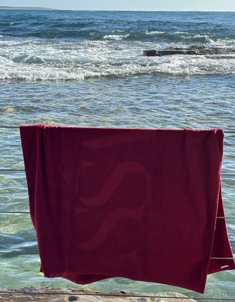 SSAINT CHERRY TERRY TOWEL