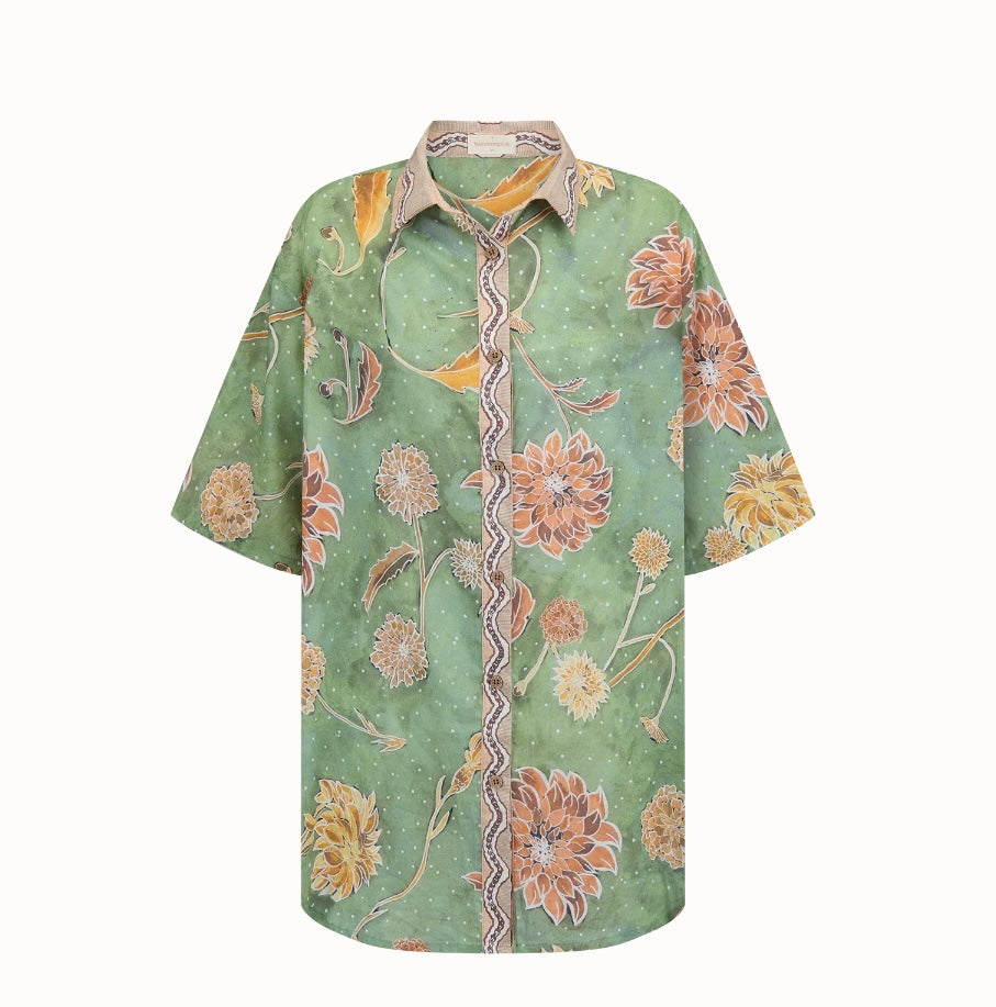 DAHLIA SHIRT - Moss