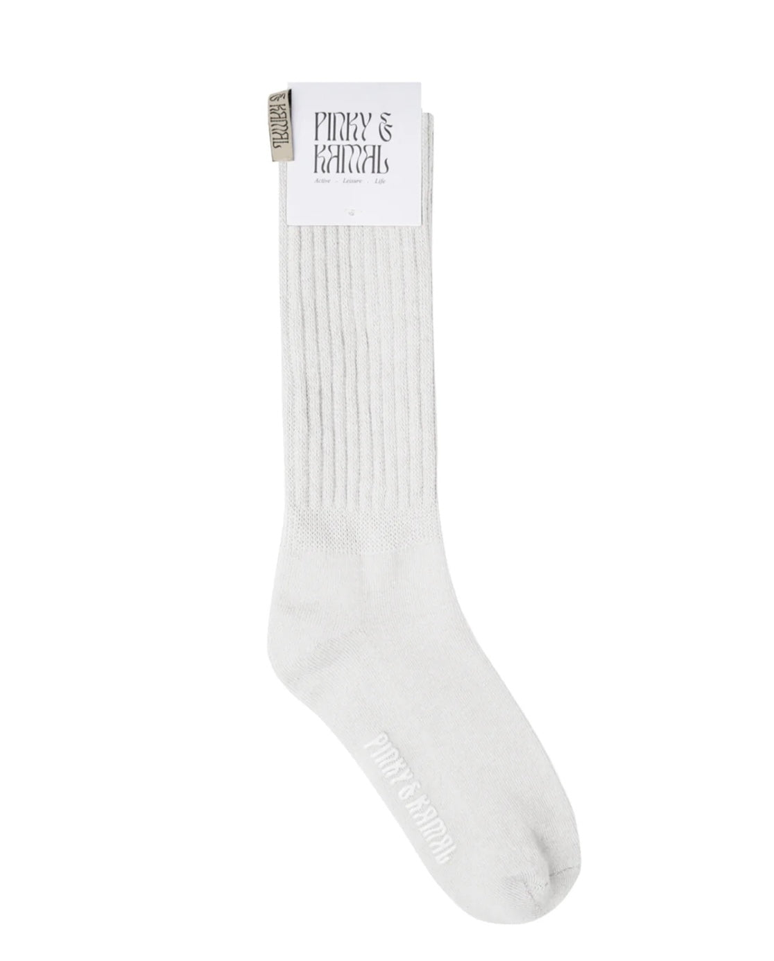 SLOUCHY SOCK - White