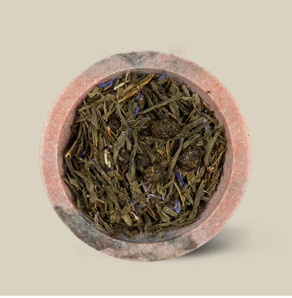 BLUEBERRY SENCHA - 100g Loose Leaf Tea