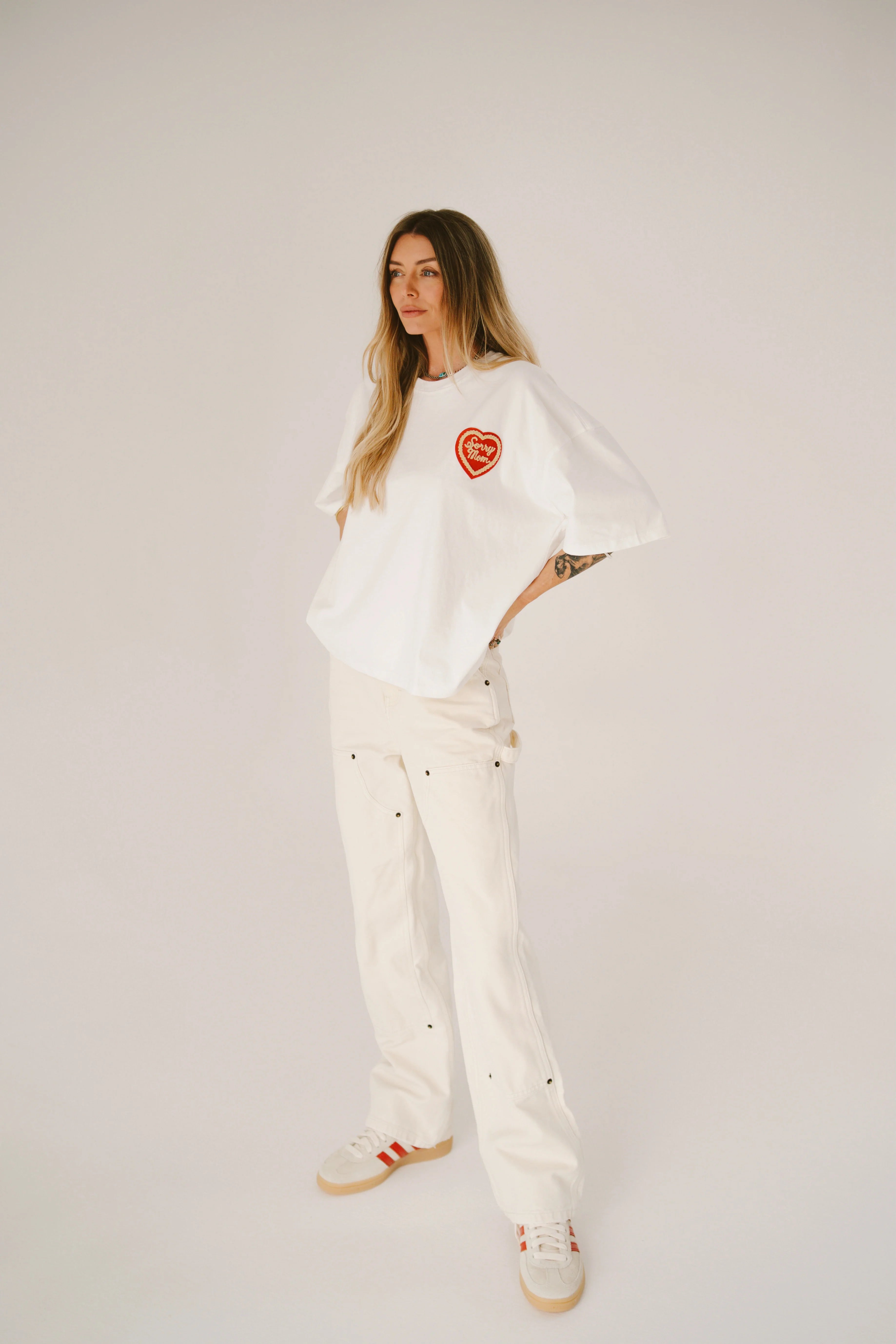 SORRY MOM TEE - WHITE