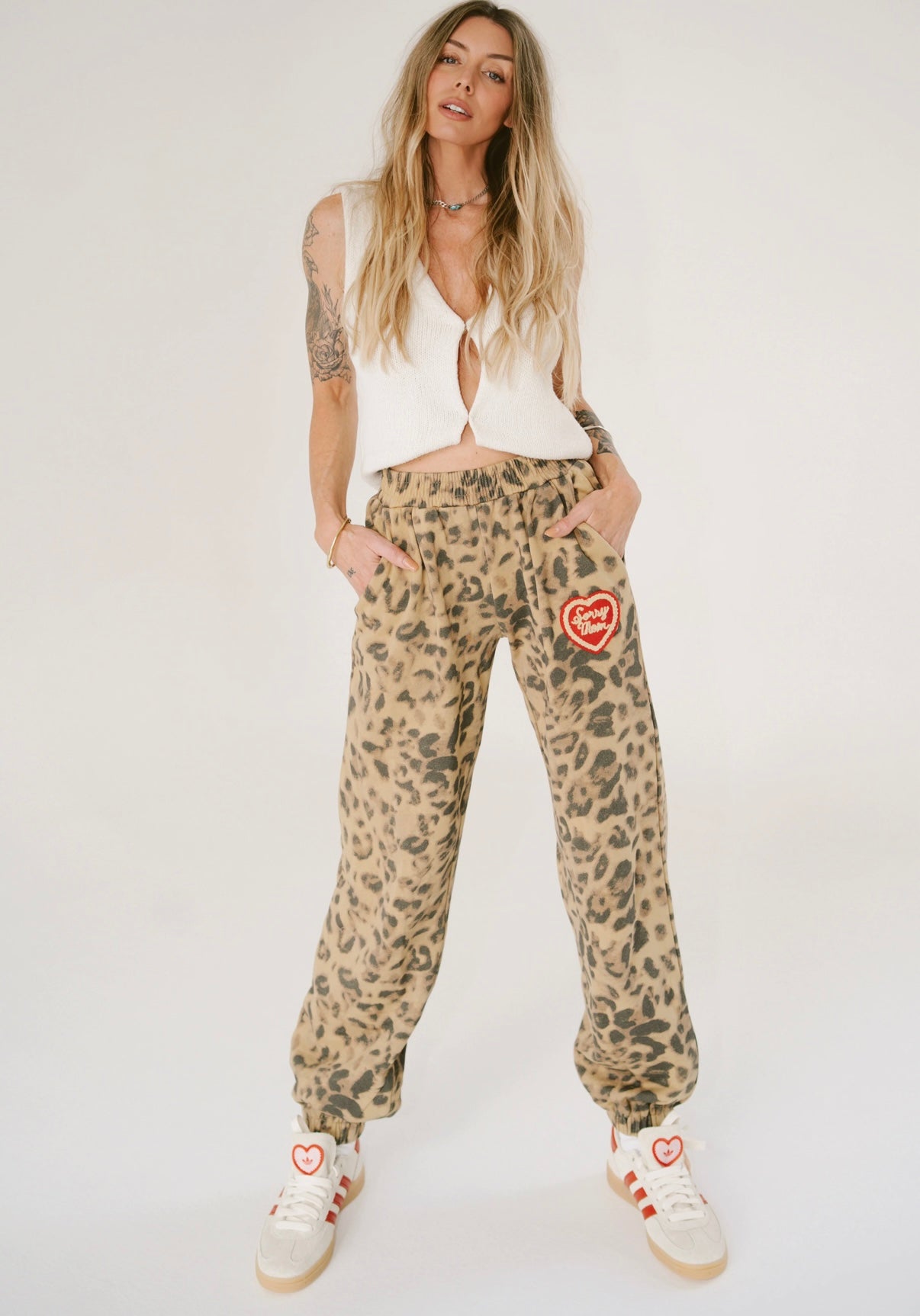 SORRY MOM JOGGER - LEOPARD