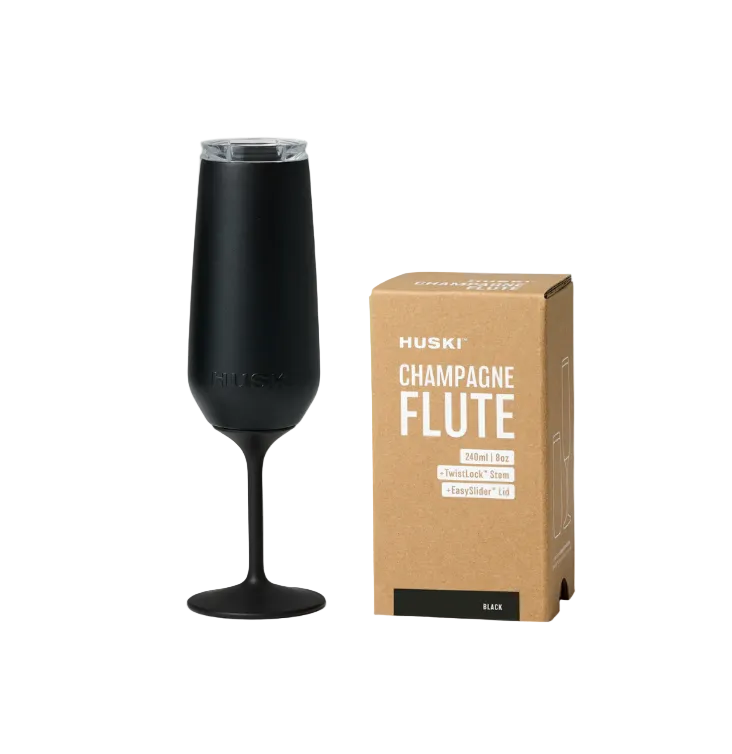 CHAMPAGNE FLUTE - BLACK