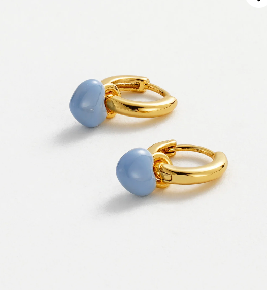 SOPHIA HOOP - GOLD / BLUE