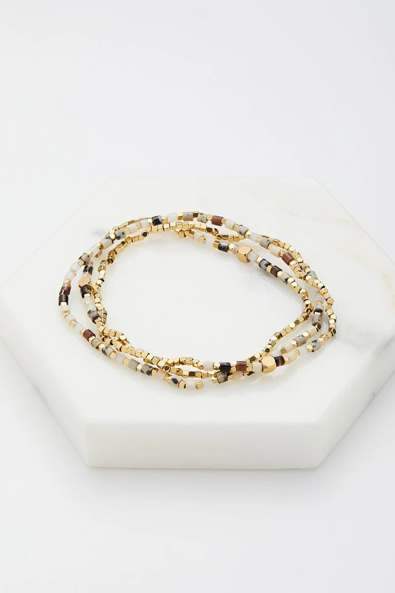 OPHELIA WRAP BRACELET - BLACK