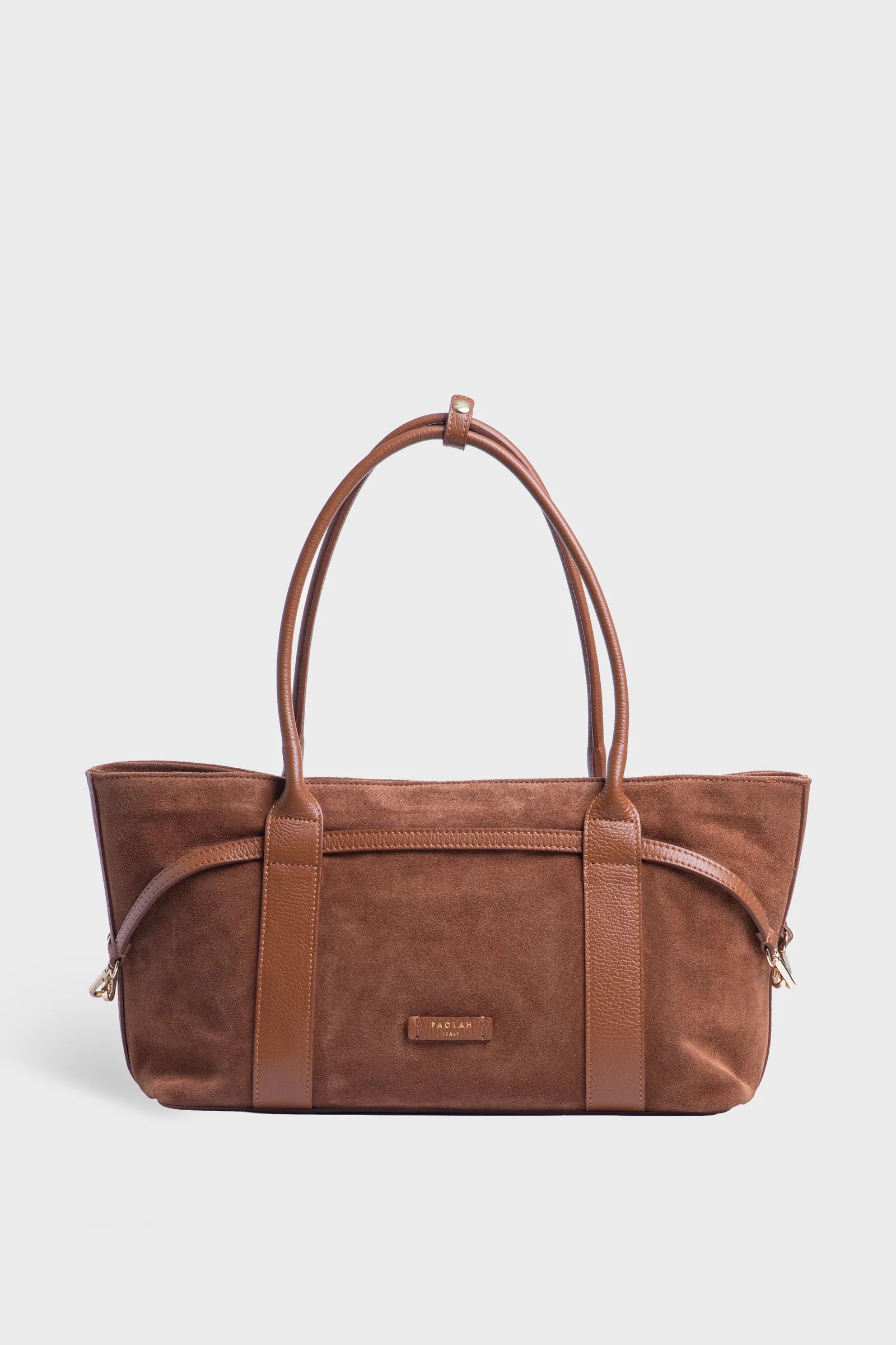 CAMILLA SUEDE TOTE - COGNAC