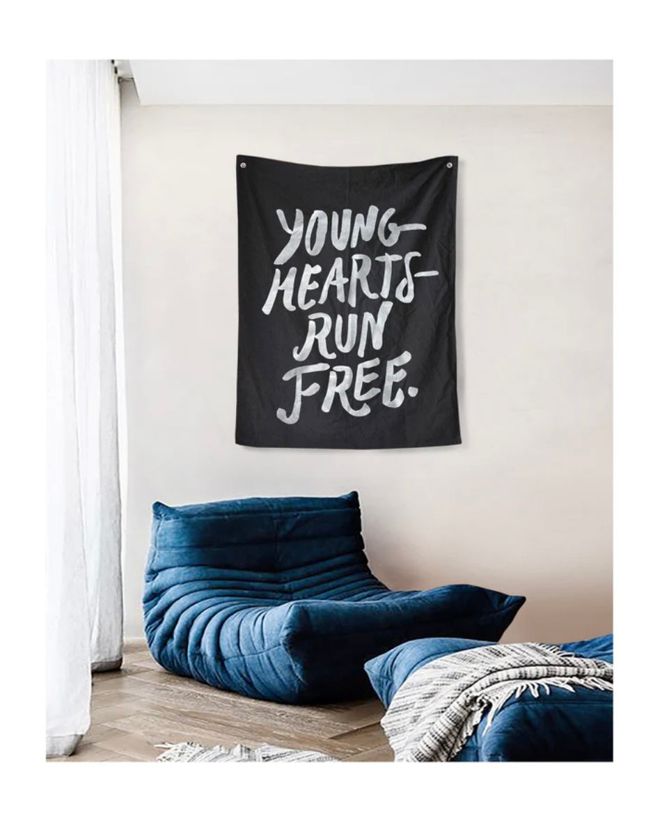 YOUNG HEARTS - Wall Flag