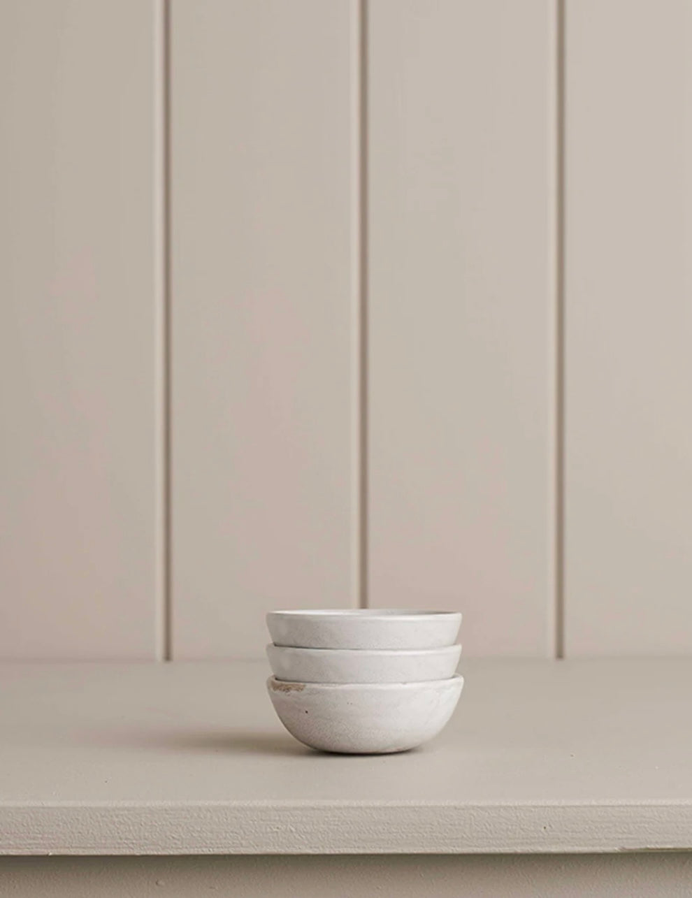 CONDIMENT BOWLS - Breakfast in Bed Snow - set of 3