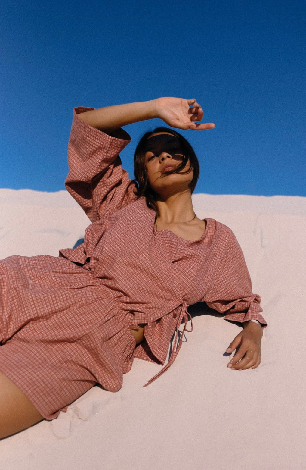 MIA WRAP TOP - Picnic Hemp