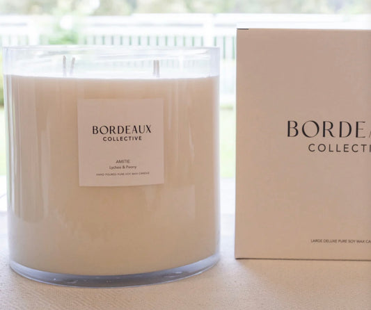 AMITE - Lychee & Peony Large Deluxe Candle