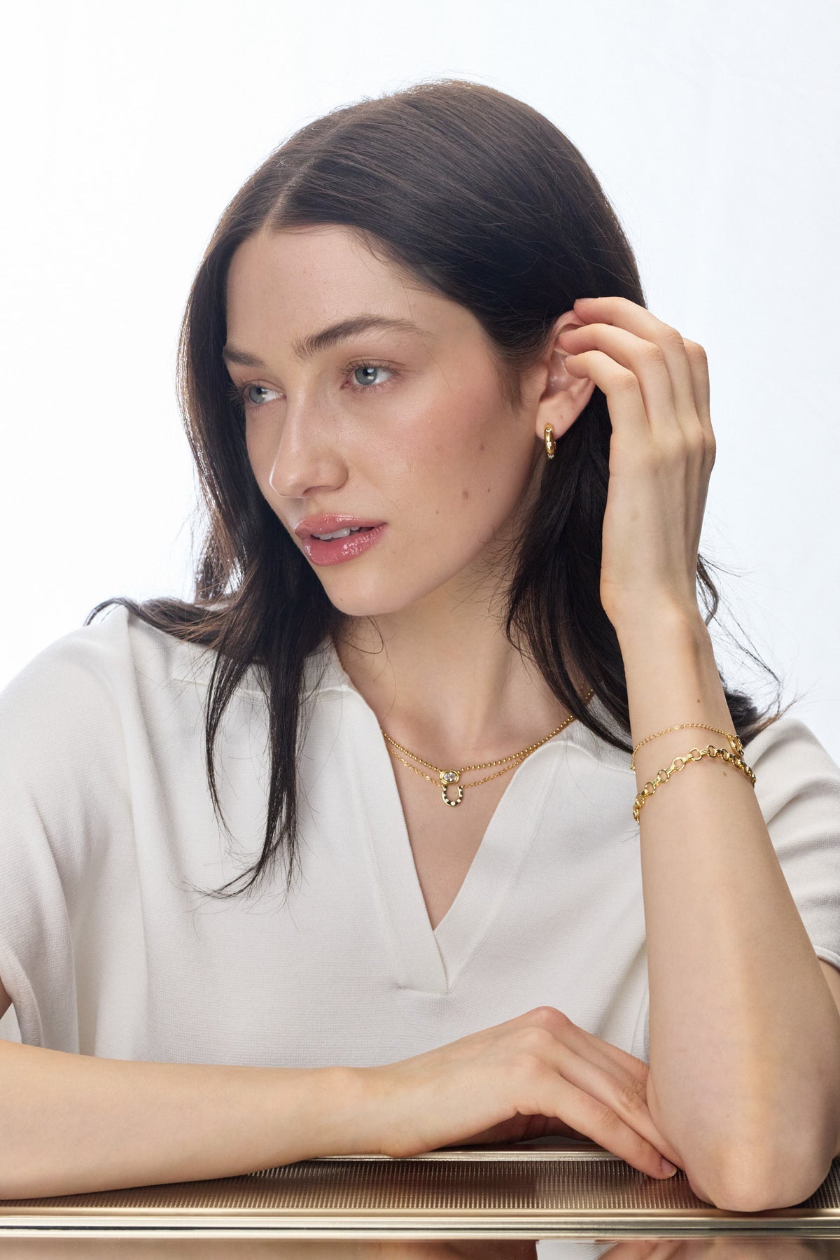 Talia Hoop - Gold