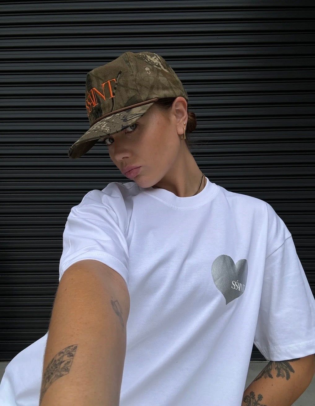 SSAINT CAMO FIVE PANEL CAP