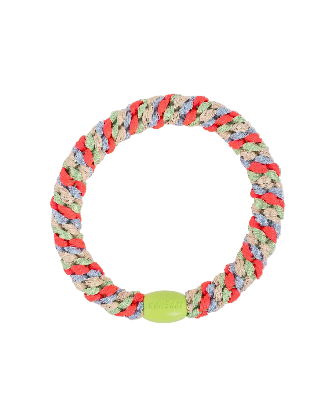 KNEKKI HAIR TIES - MIX GRASS GREEN PINK NEON