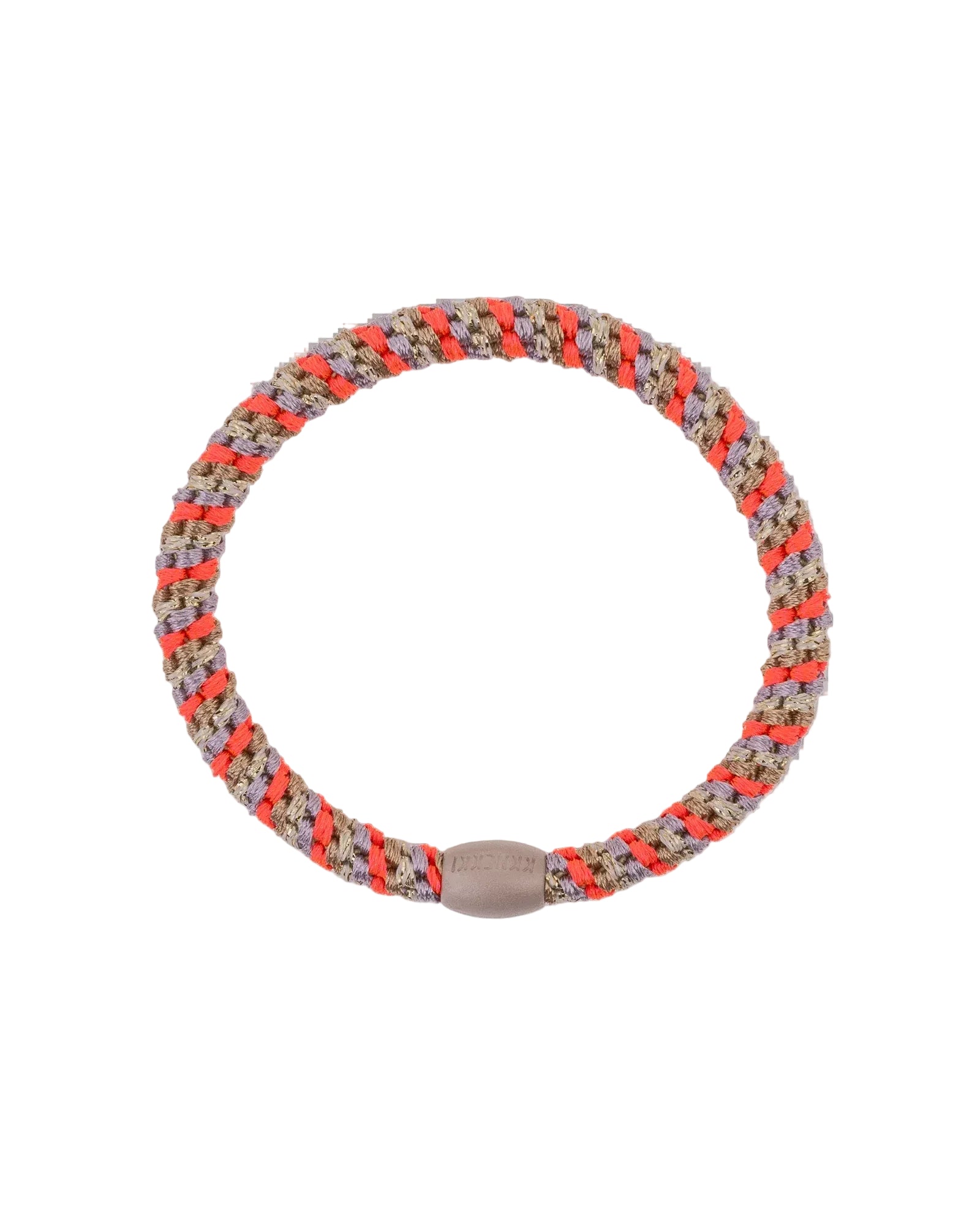 KNEKKI HAIR TIES - SLIM MIX NOUGAT NEON PINK
