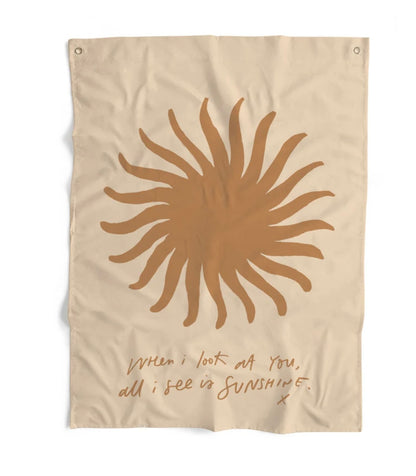 ALL I SEE IS SUNSHINE- Wall Flag