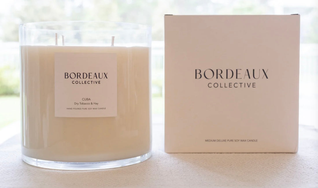 CUBA - Dry Tobacco &amp; Hay Medium Deluxe Candle
