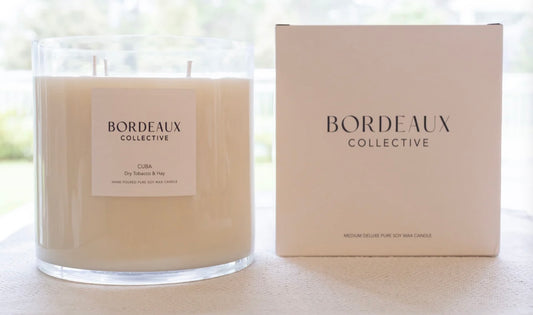 CUBA - Dry Tobacco & Hay Medium Deluxe Candle