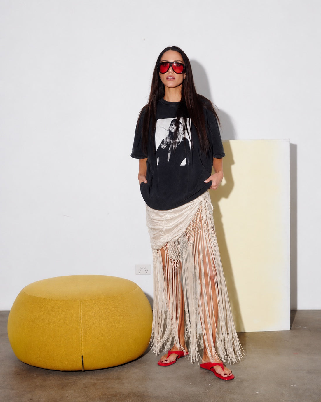 PP LUNA - FRINGE SKIRT