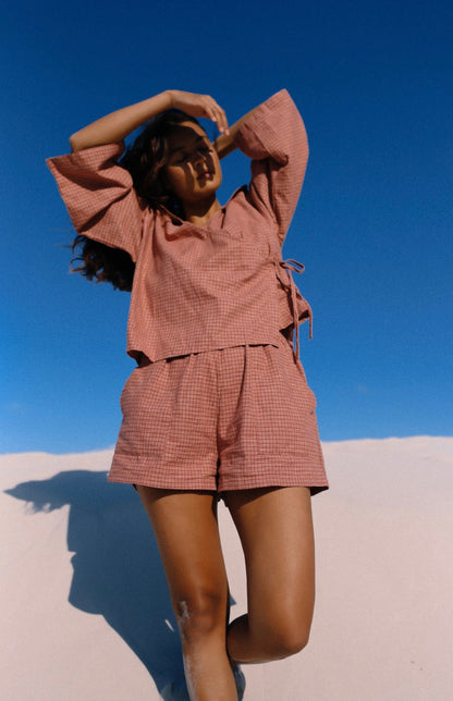 AVA SHORT - Picnic Hemp