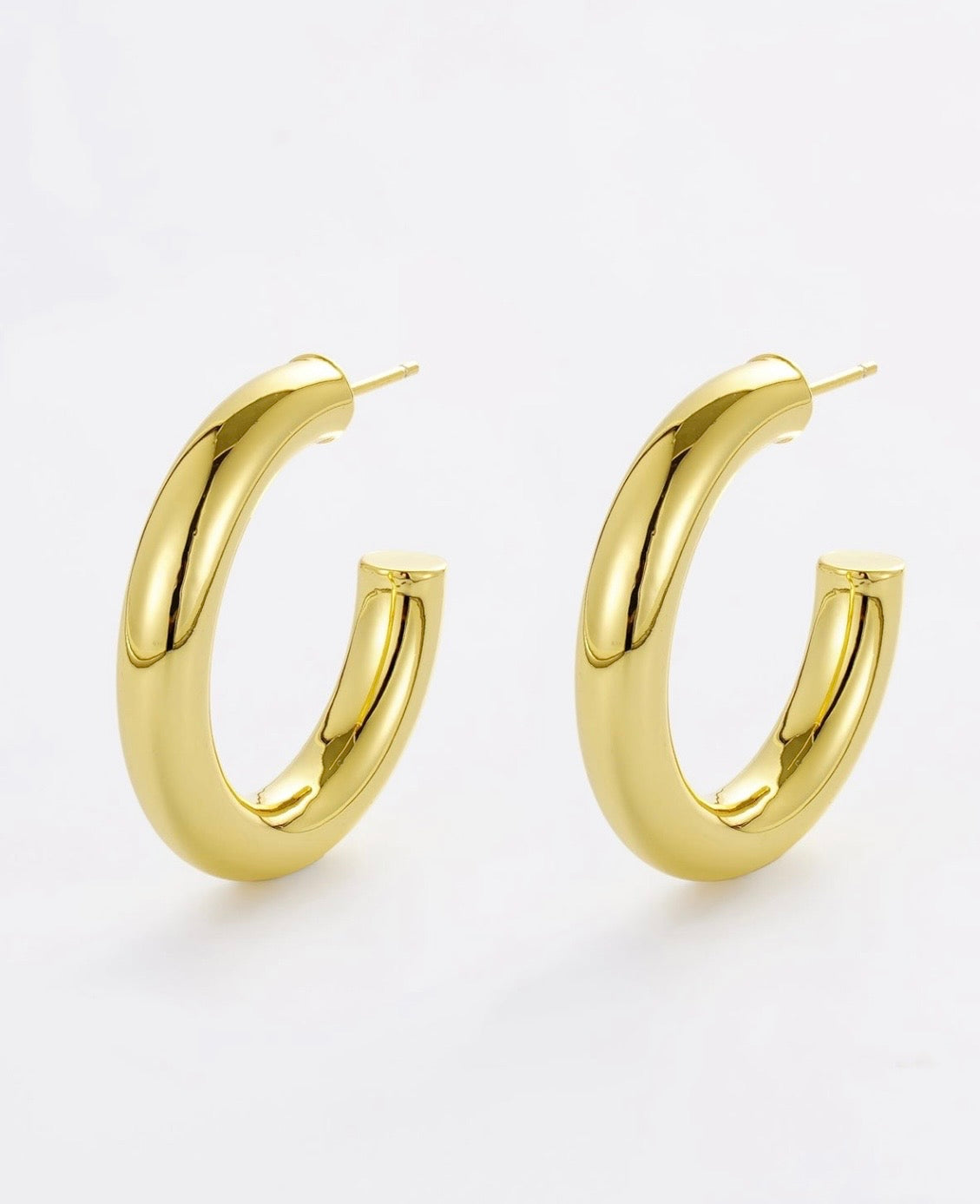 LINA HOOP LARGE - GOLD
