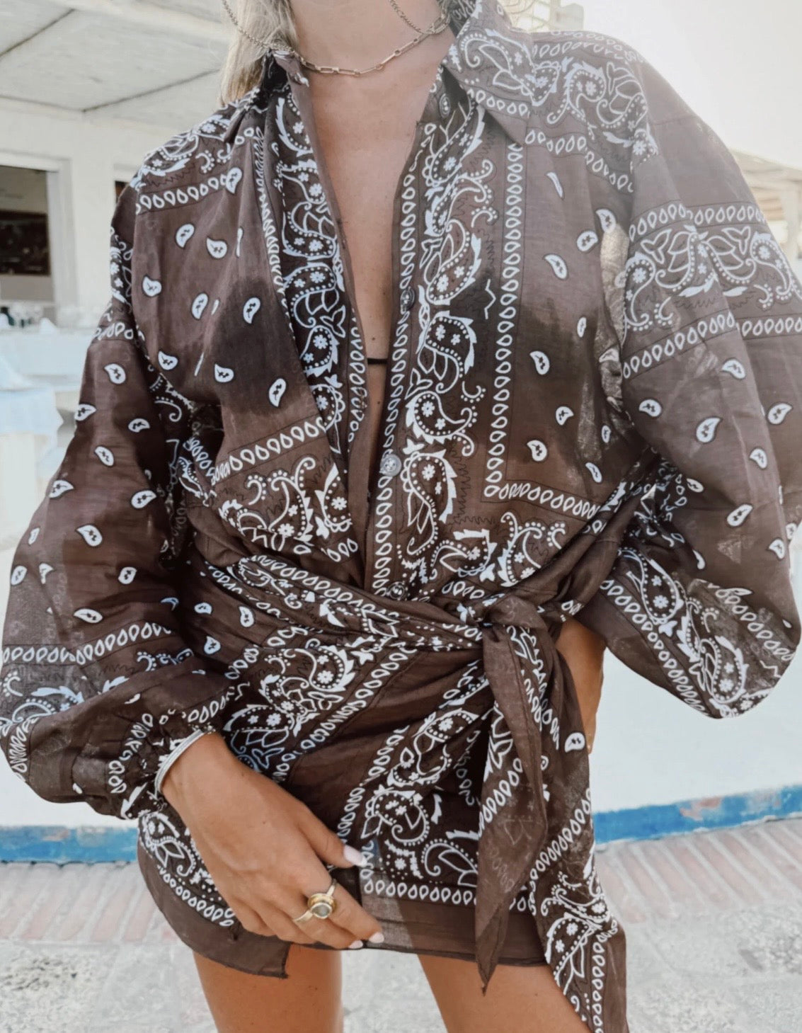 BANDANA SARONG BROWN