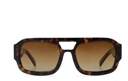 THE SUKI BANBE SUNGLASSES DARK HAVANA TORT CHOC FADE