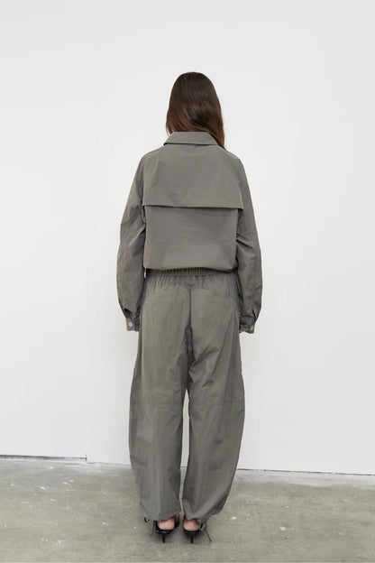 BARREL UTILITY PANT - ASH