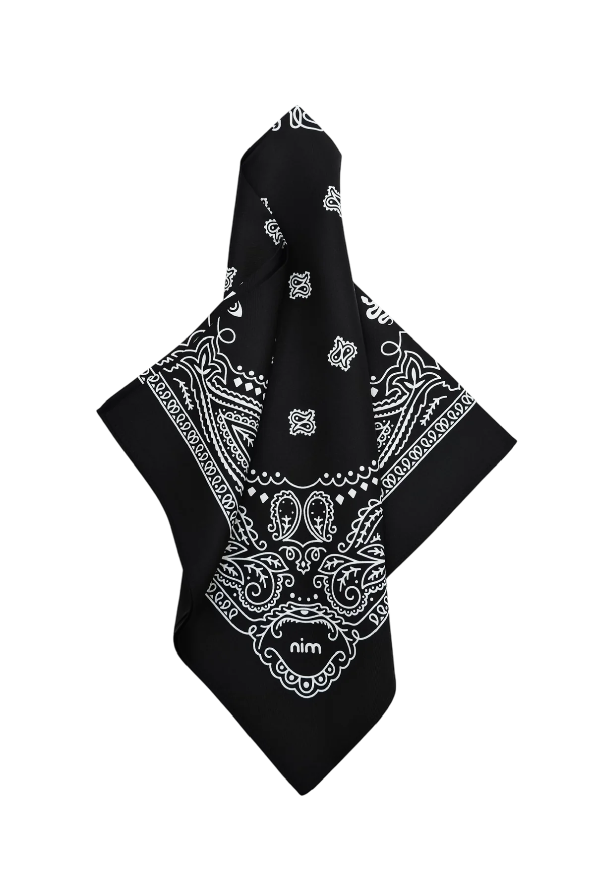 Nim Silk Scarf - Black