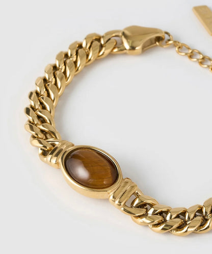 ODETTE BRACELET TIGERS EYE