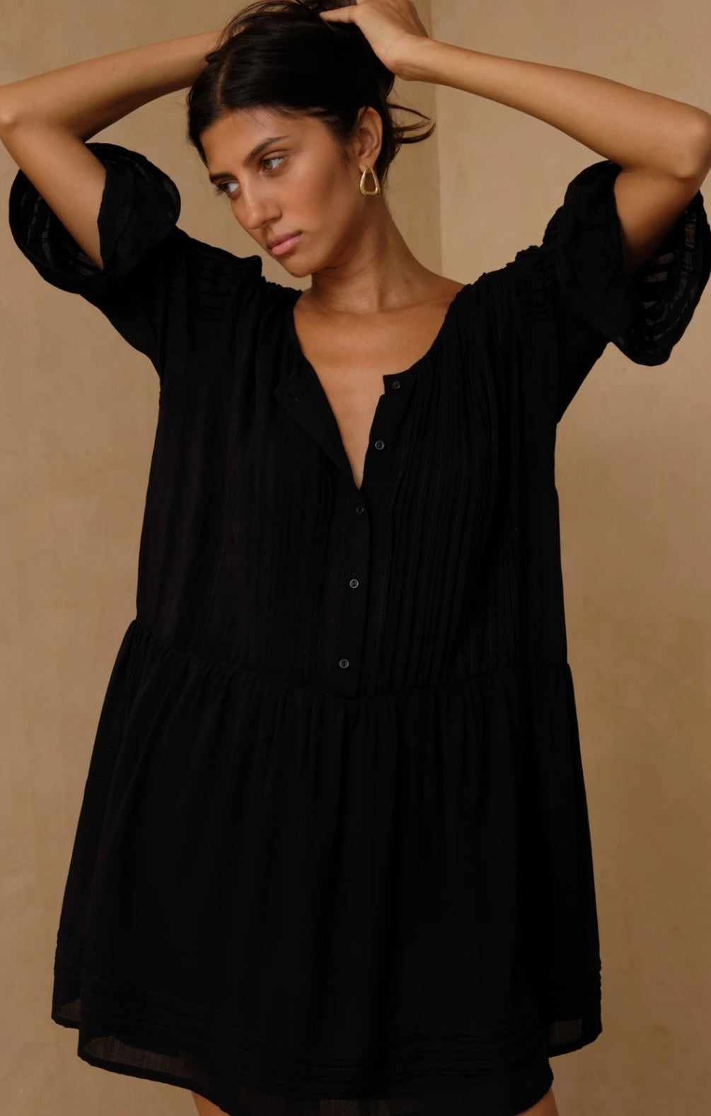 SONORA MINI DRESS BLACK