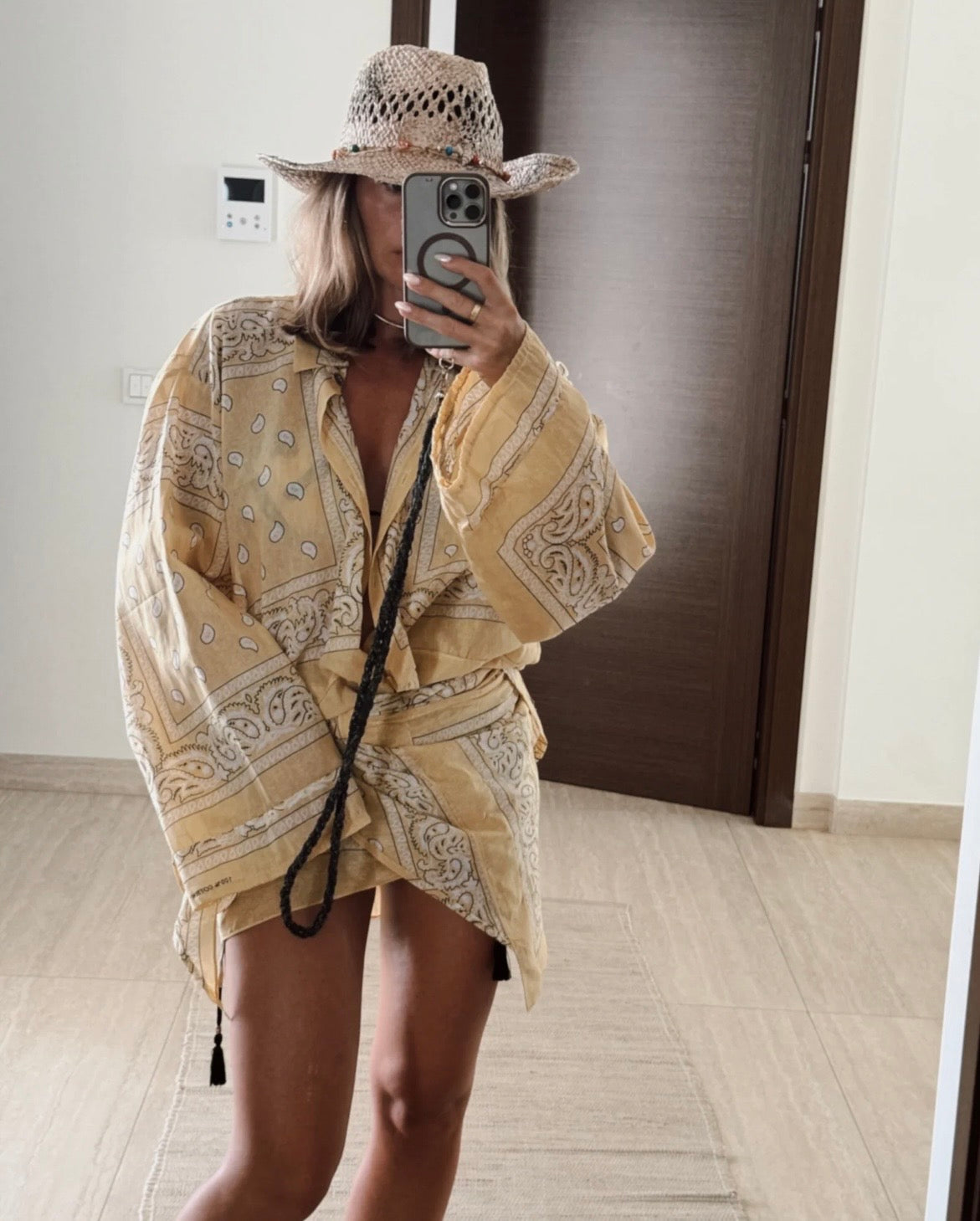 BANDANA FULL SHIRT BUTTER