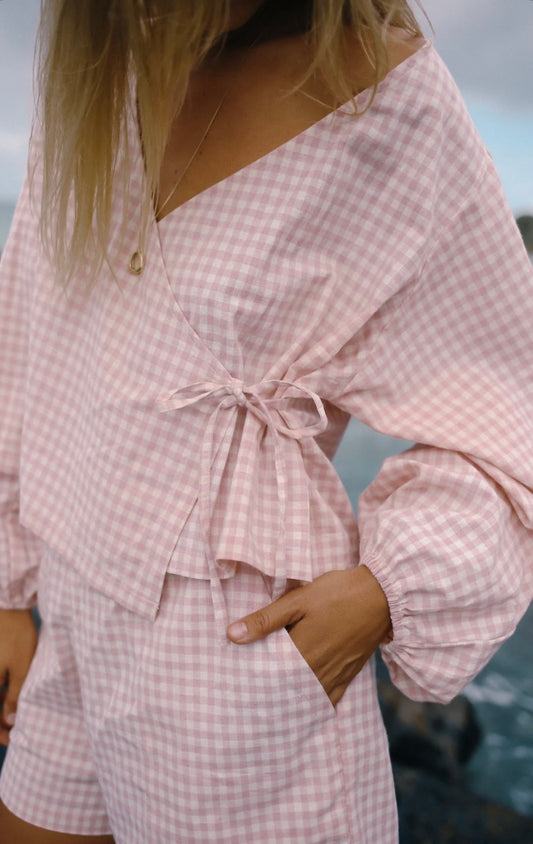 ELLA WRAP TOP